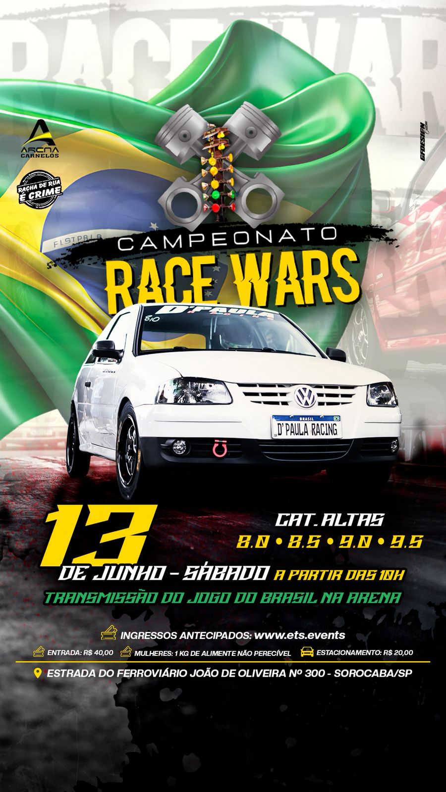 RACE WARS - CATEGORIAS ALTAS