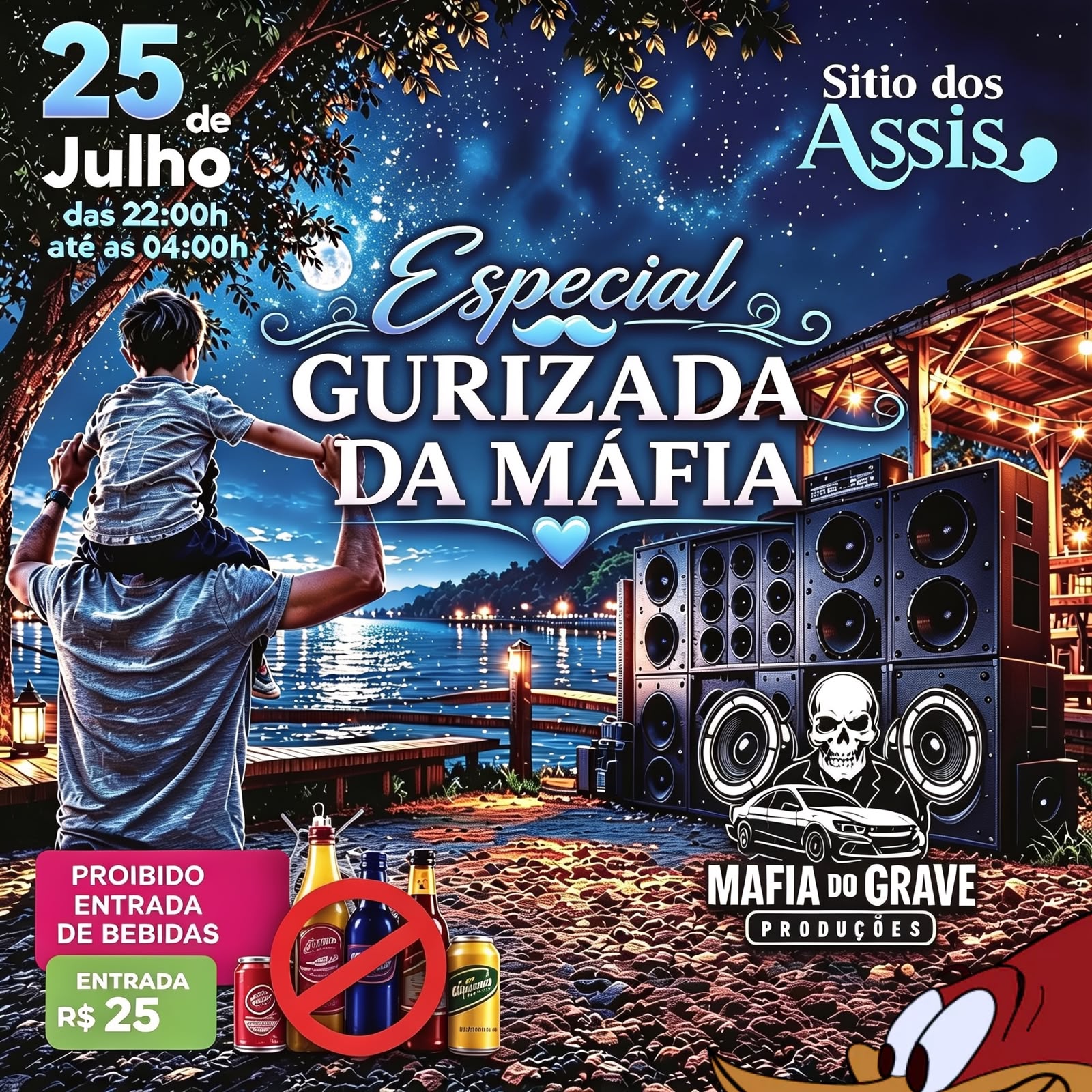 FESTA NOTURNA EQUIPE MAFIA DO GRAVE